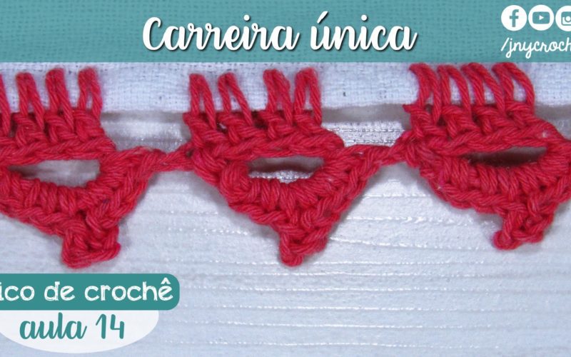 Bico de crochê simples, fácil e rápido para iniciantes - Aula 14