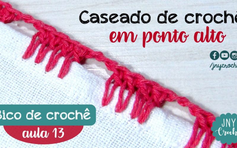 bico de crochê simples, fácil e rápido para iniciantes - Aula 13