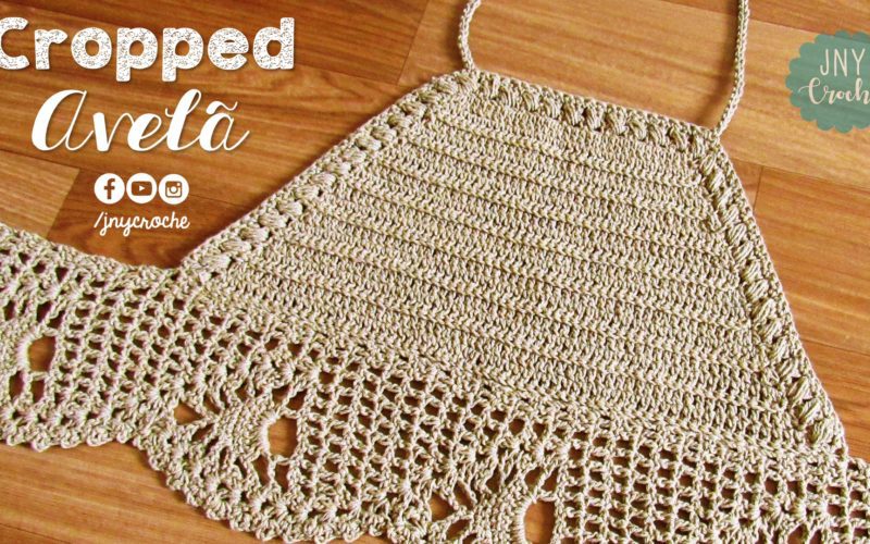 cropped de croche