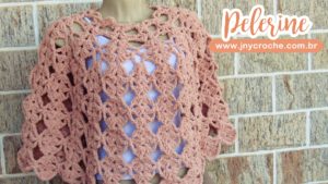 pelerine amor de crochê pelerine amor de crochê