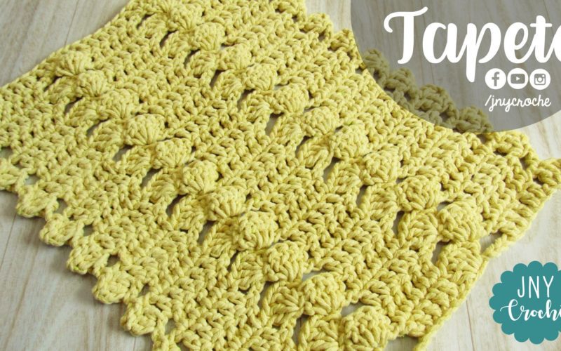 tapete simplesde crochê