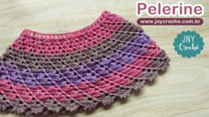Pelerine ide crochê infantil cisne cake Pelerine ide crochê infantil cisne cake