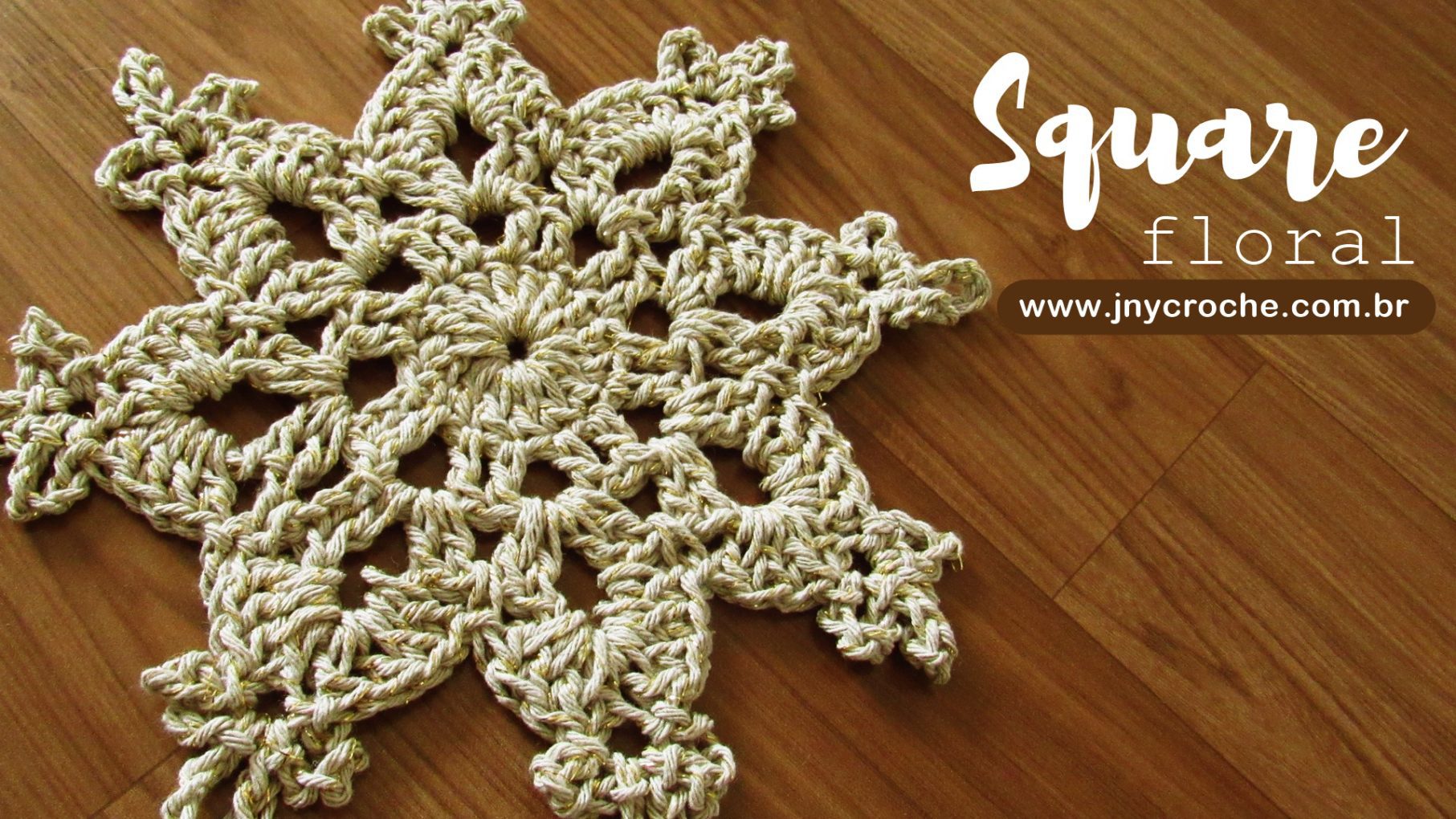 Square de crochê - Módulo 1