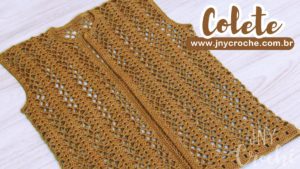colete de crochê 2e colete de crochê 2e