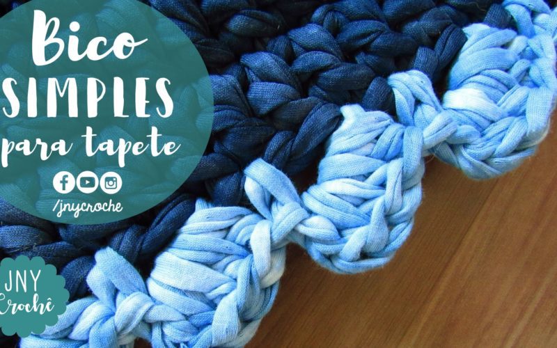 bico de croche para tapete 10