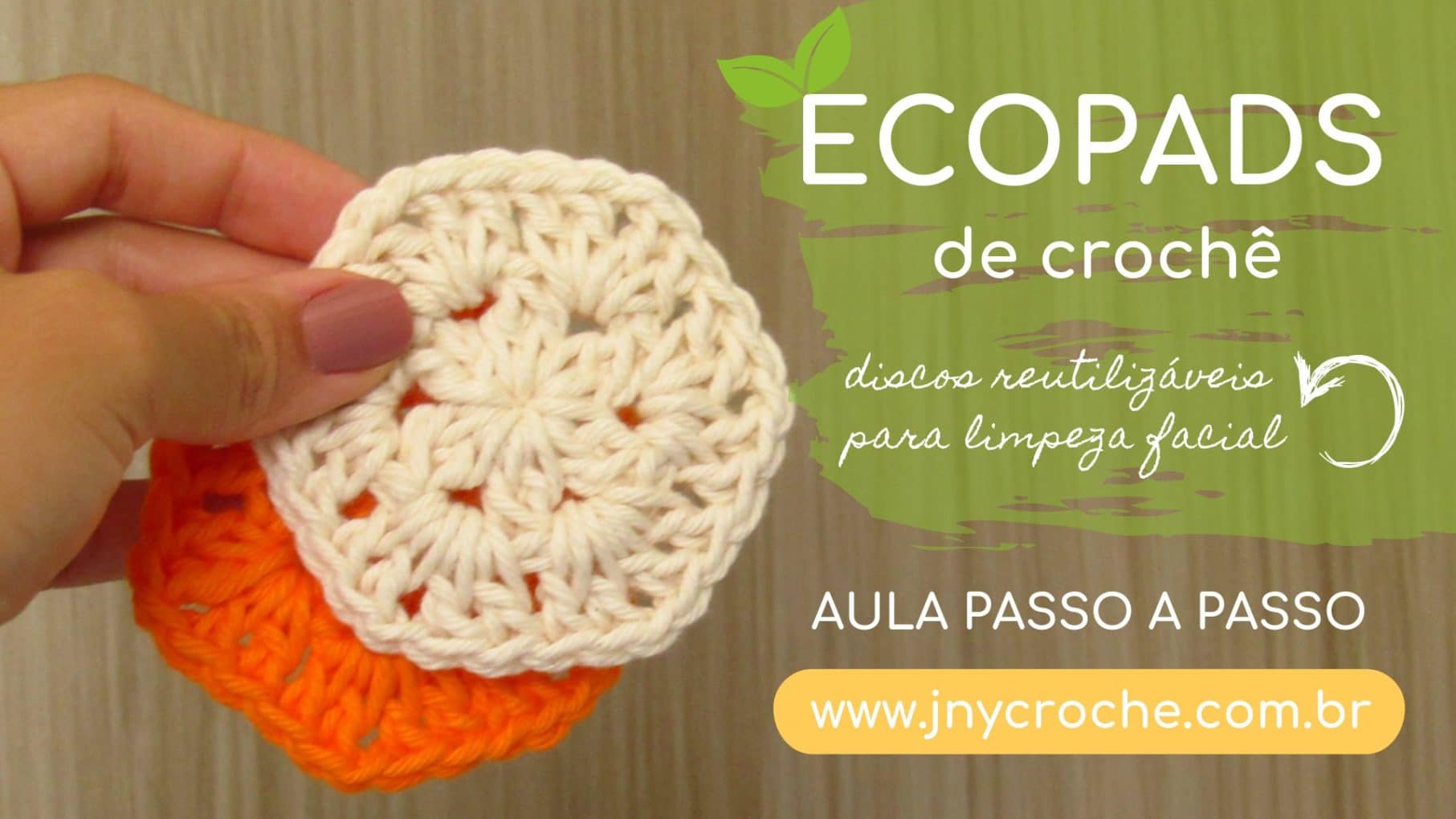 Ecopads Floral de crochê