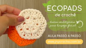 Ecopads Floral de crochê