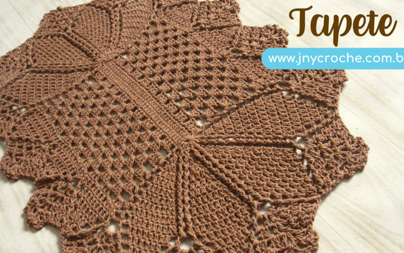 tapete de croche oval jnycroche