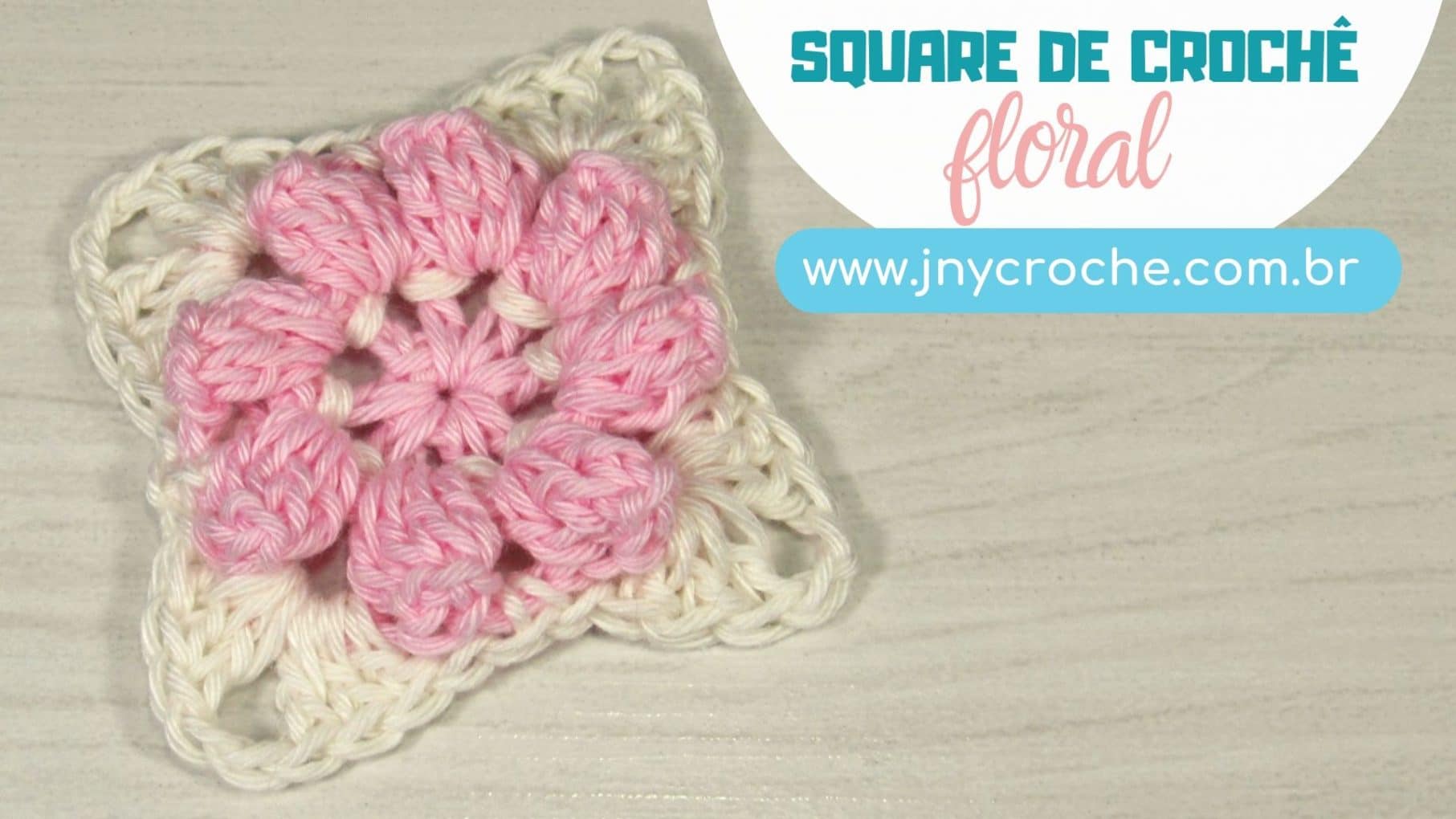 square de croche flor jnycroche