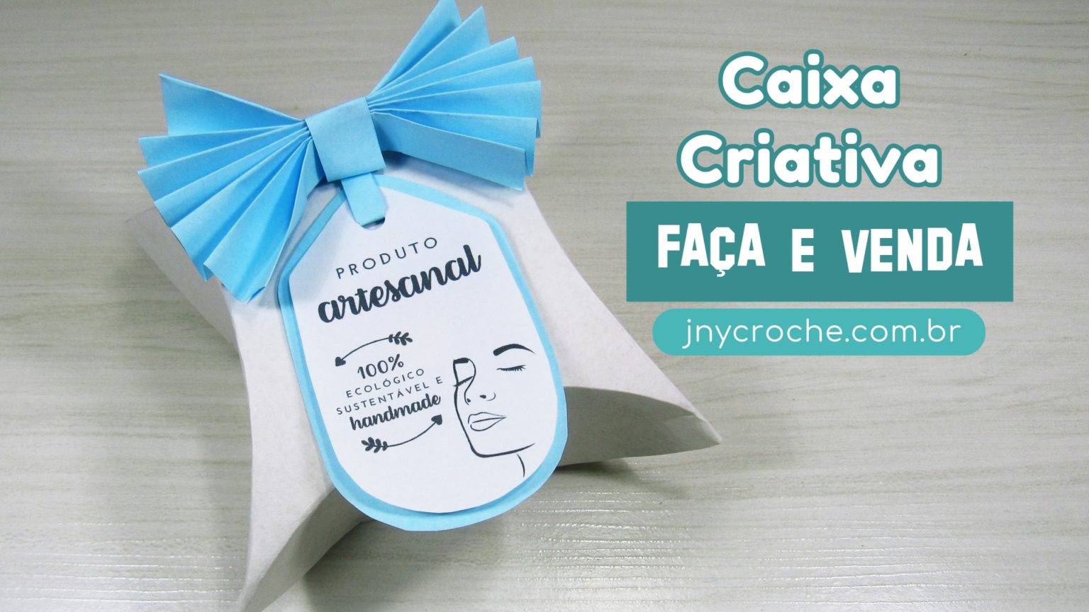 Caixa de Presente Simples e Criativa de Papel