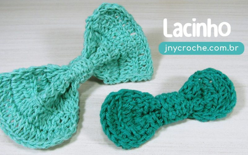 Laço de croche para aplicação