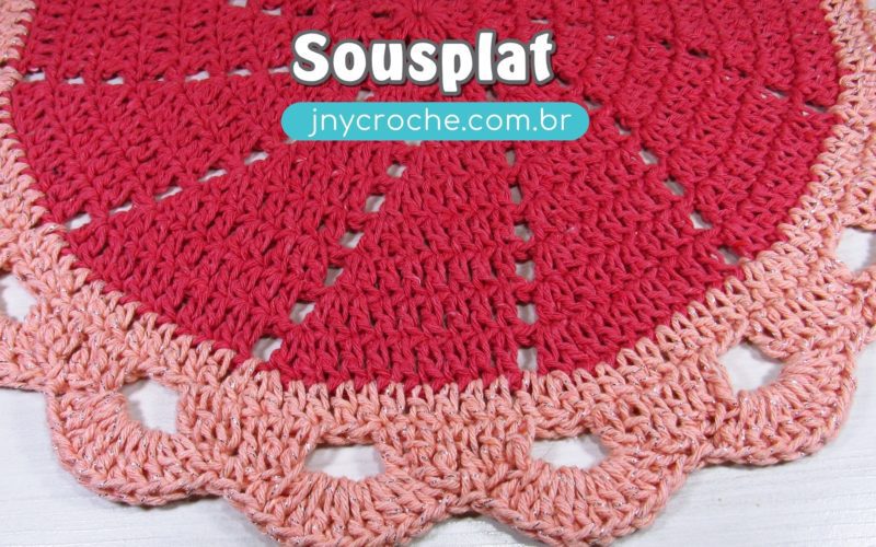 Sousplat de croche aurora