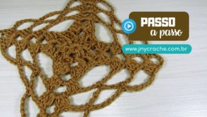 Square em crochê marro - Club do crochê Square em crochê marro - Club do crochê