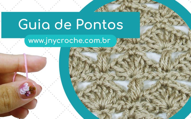 Guia de pontos de crochê - Aula 4