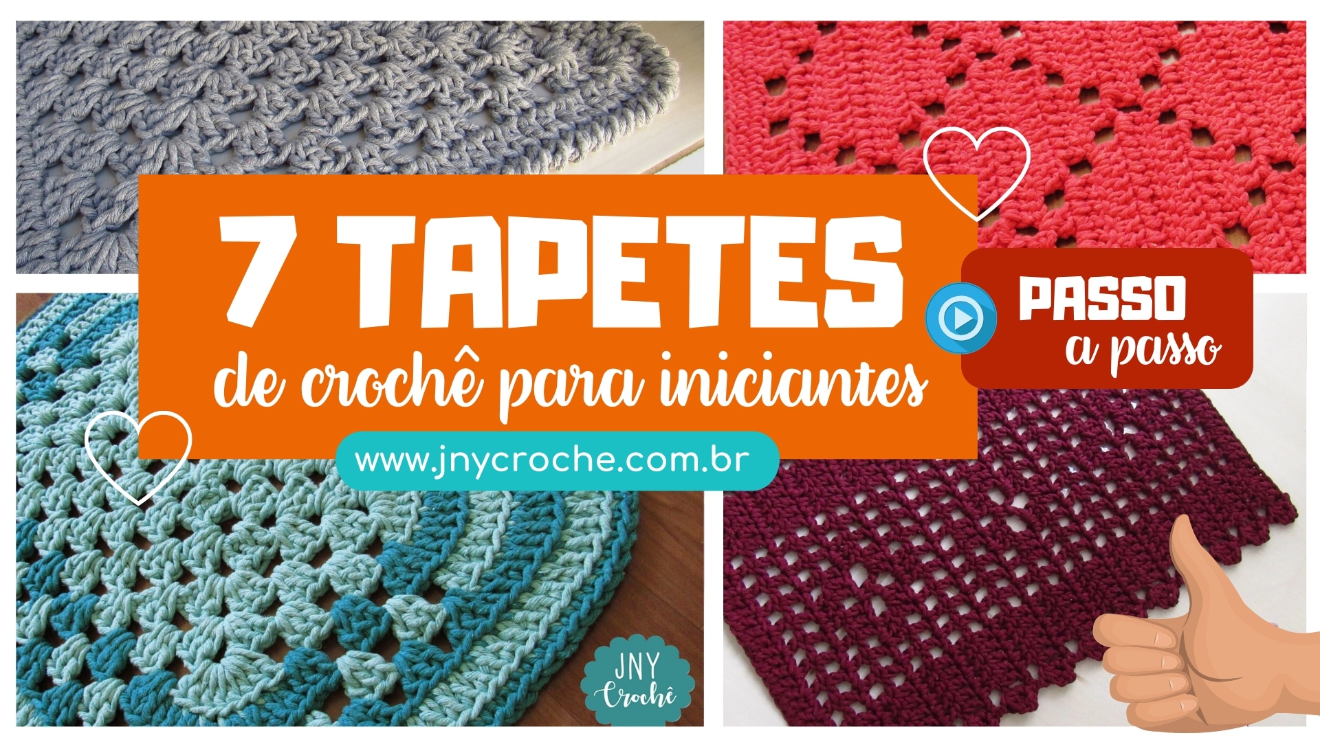 Tapete Xadrez Em Crochê – Material e Receita