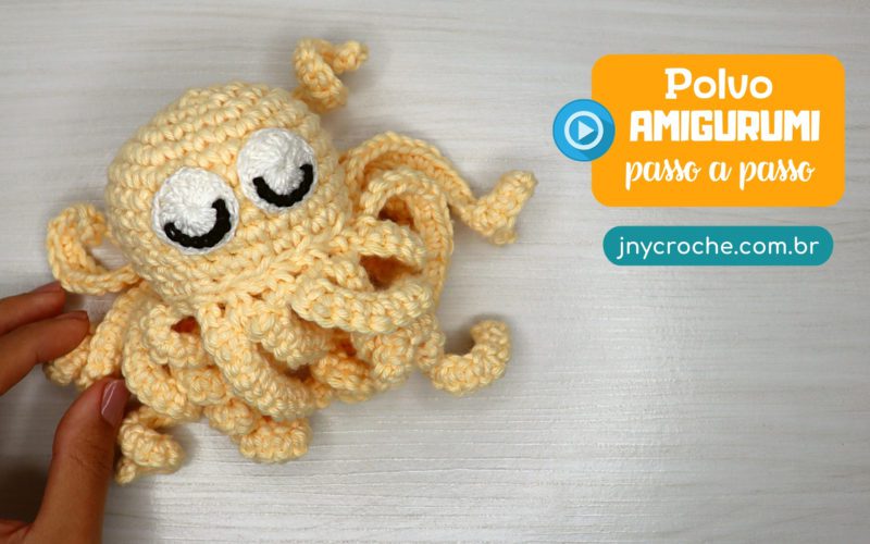 Amigurumi Polvo de crochê