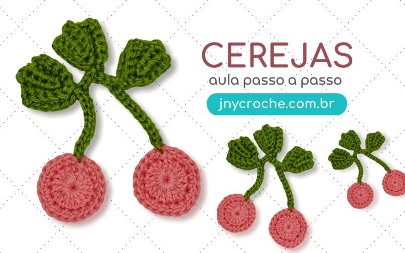 Cereja de crochê