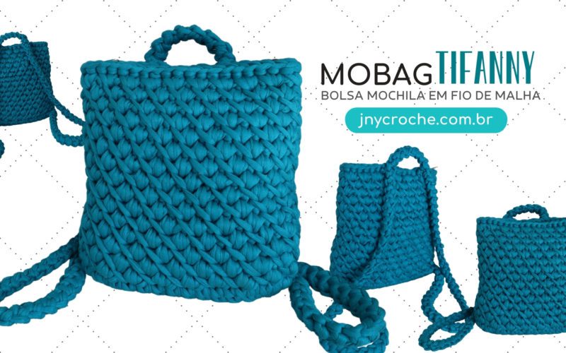 Bolsa de crochê Tifanny - Fio de malha