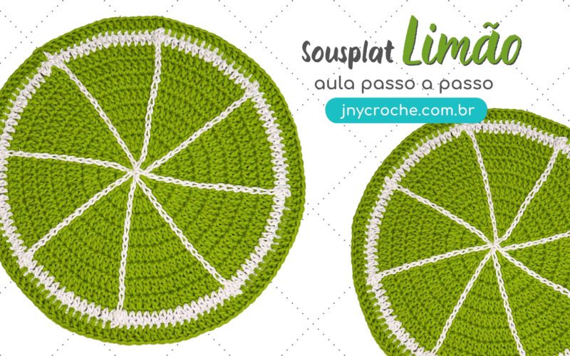 Sousplat de crochê Limão