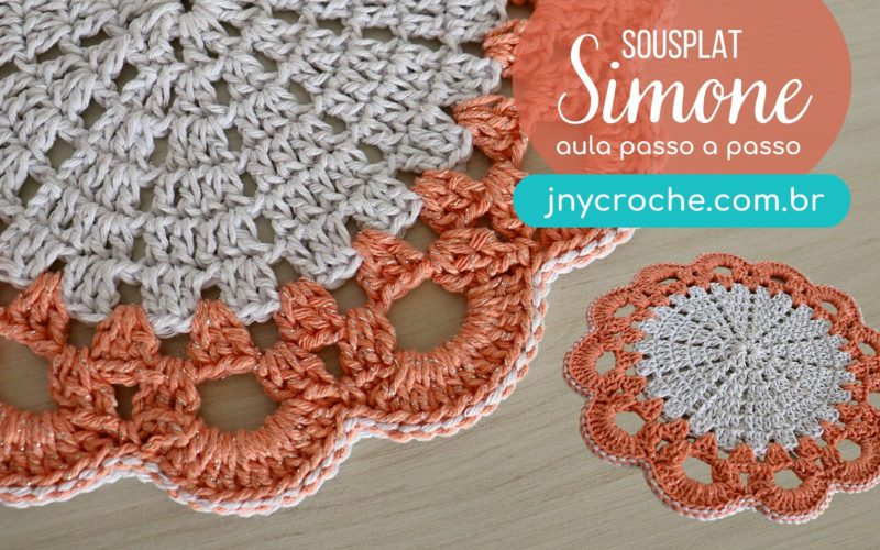 Sousplat de crochê Simone