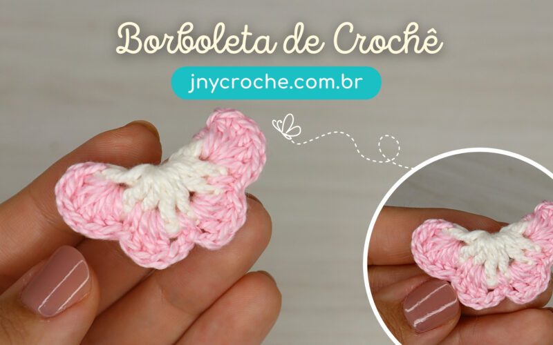 Mini Borboletas de crochê