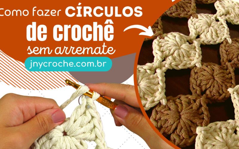 Como fazer círculo de crochê sem arremate