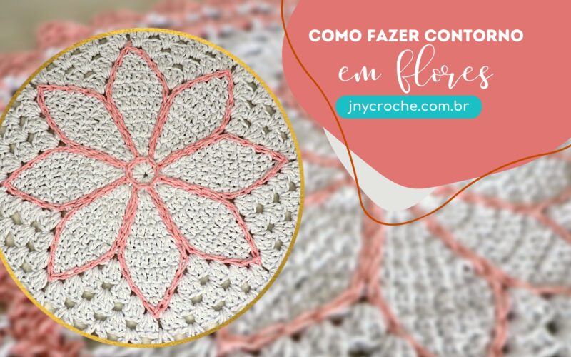 Como fazer contornos em flores