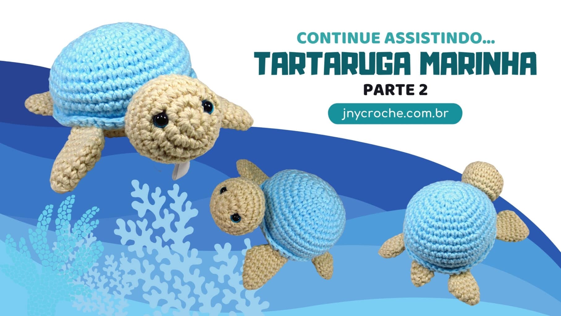 Amigurumi Tartaruga marinha - 2 de 2
