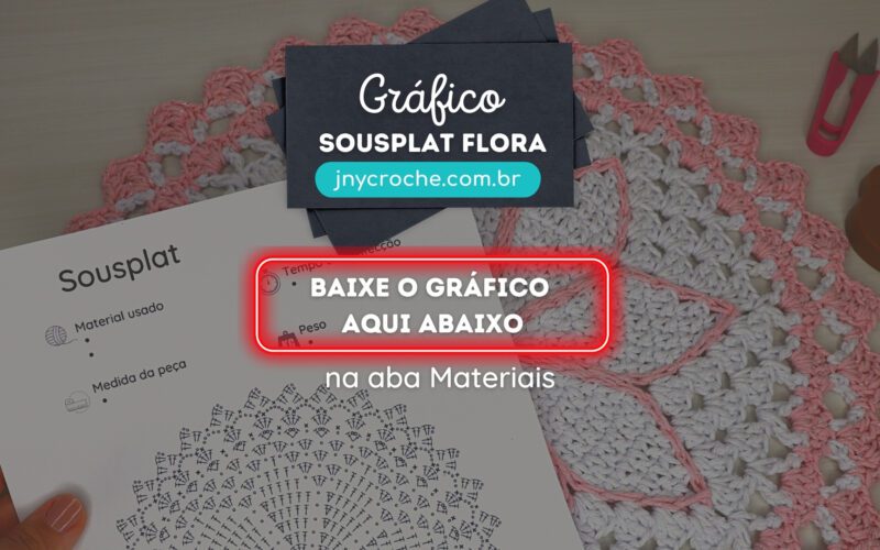 Gráfico sousplat Flora