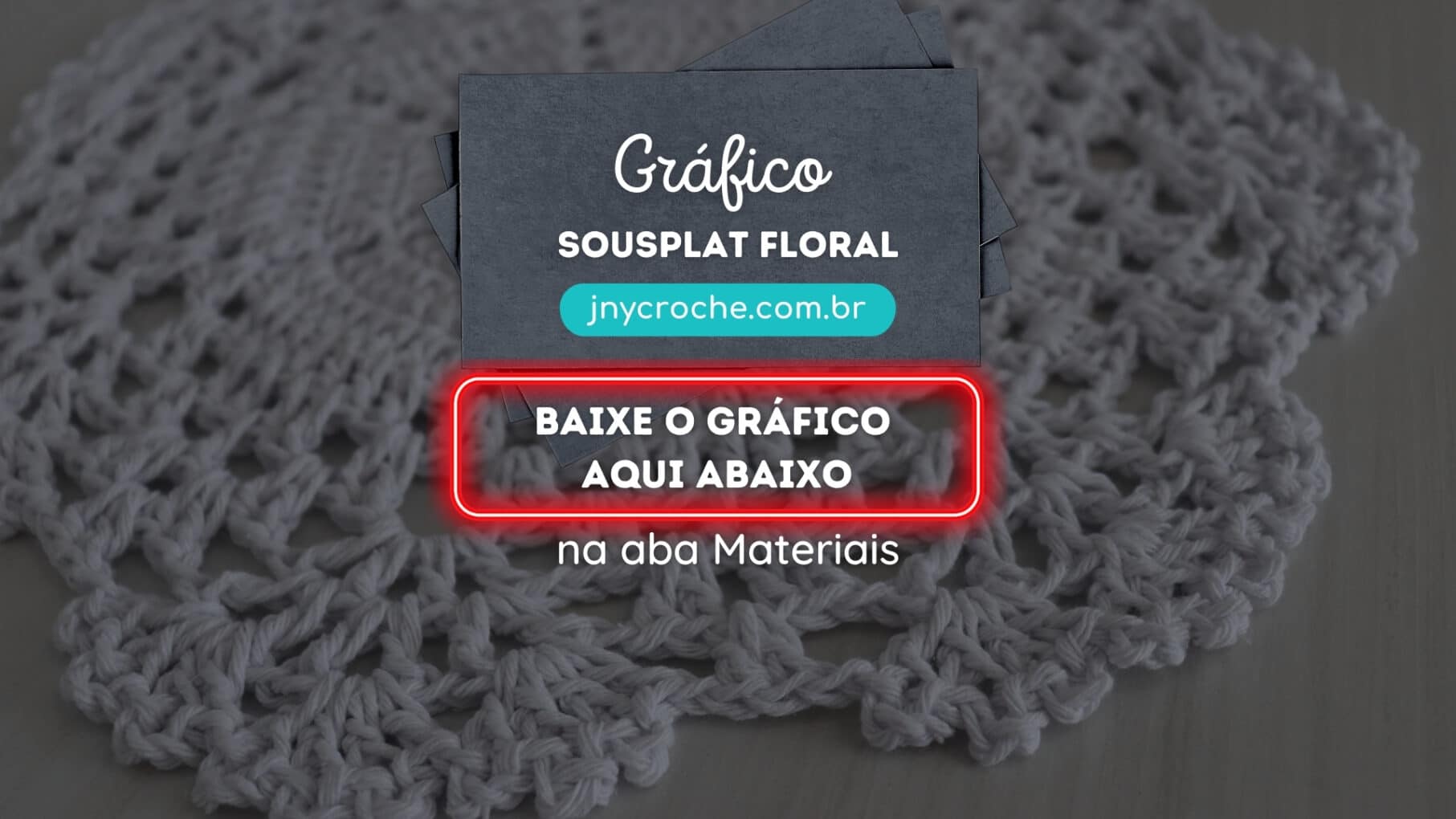 Gráfico Sousplat Floral