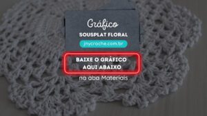 Gráfico Sousplat Floral