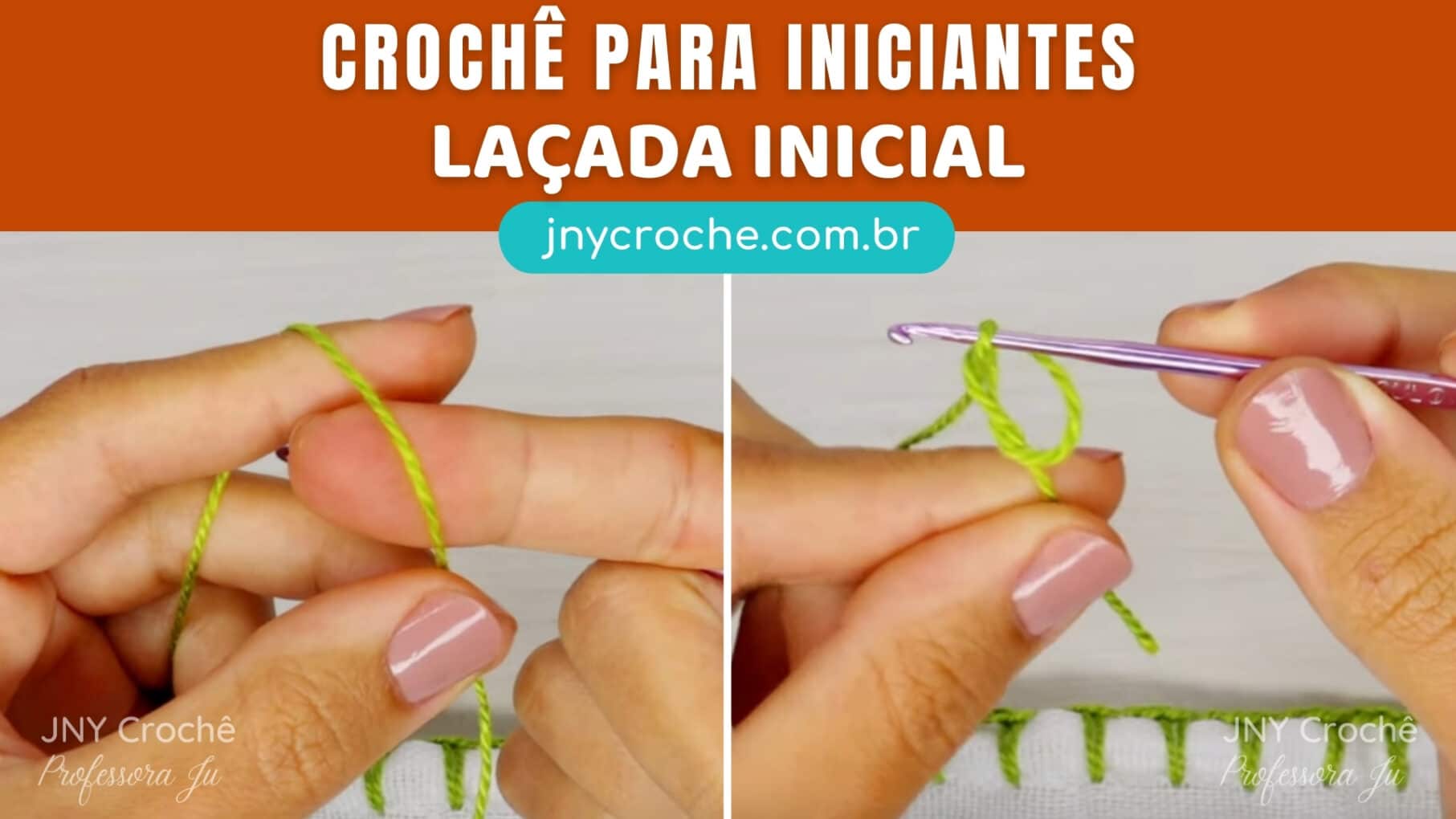 Crochê para iniciantes - Laçada inicial