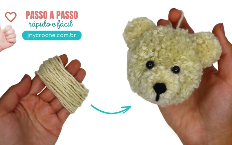 Como fazer um urso fofo pompom