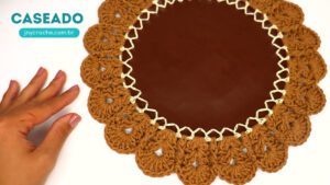 CASEADO DE CROCHÊ TRANSPASSADO em tecido impermeável CORVIN | Aula 39