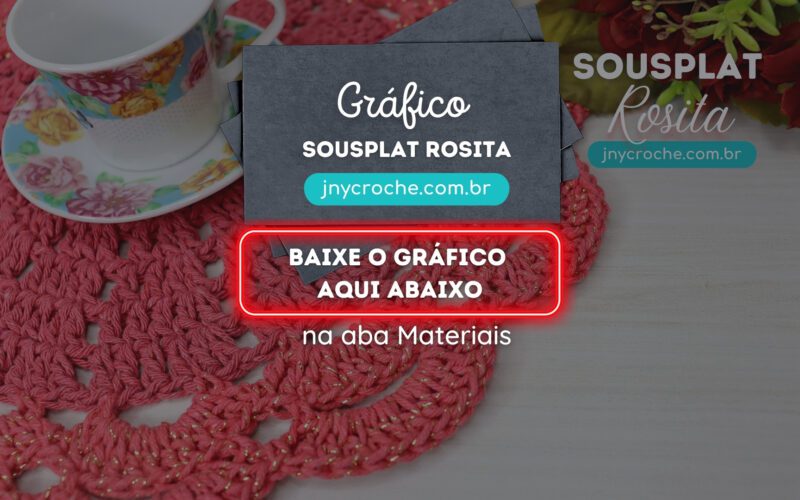 Gráfico sousplat Rosita