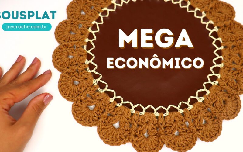 Sousplat de crochê Mega econômico