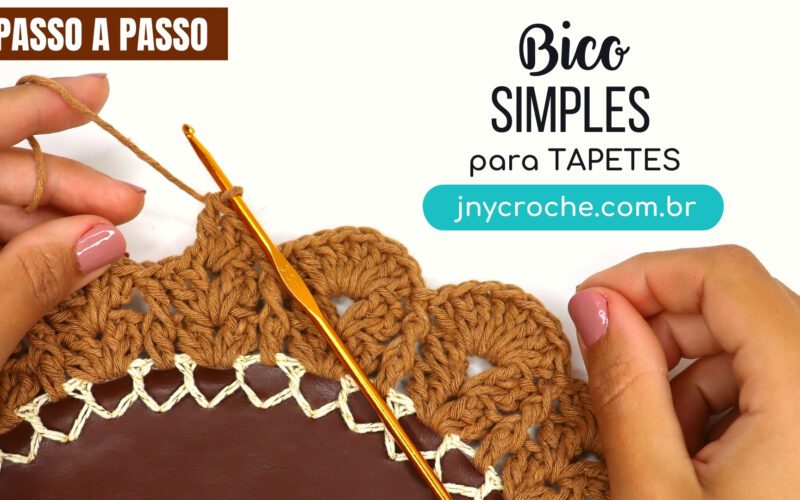 Bico simples e fácil para tapetes