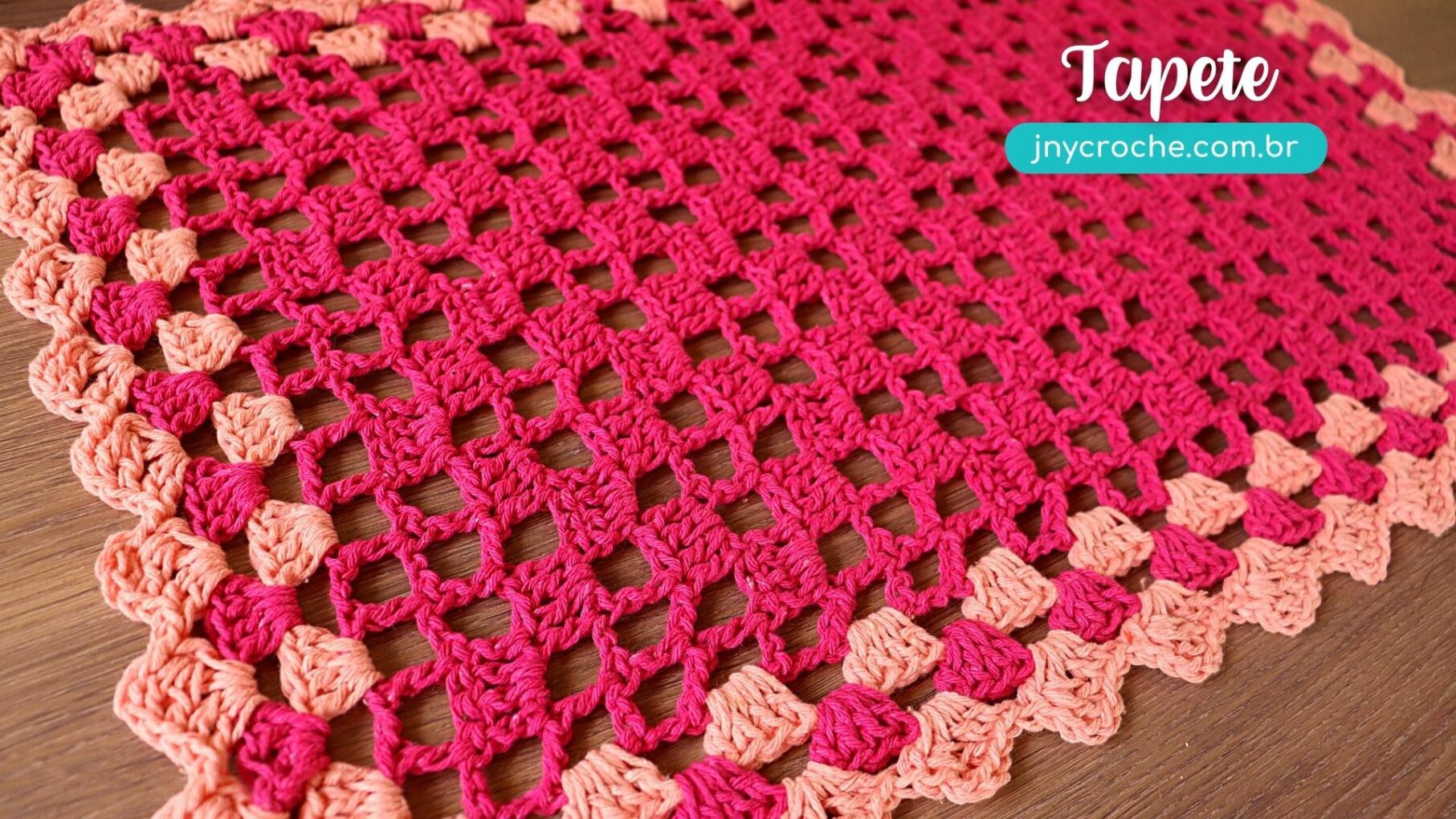 Tapete de crochê simples, fácil e econômico