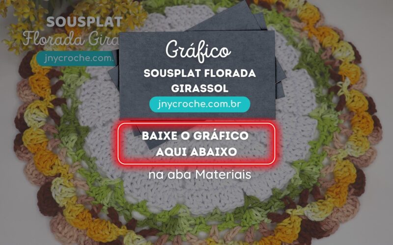 Gráfico do sousplat Florada | Girassol