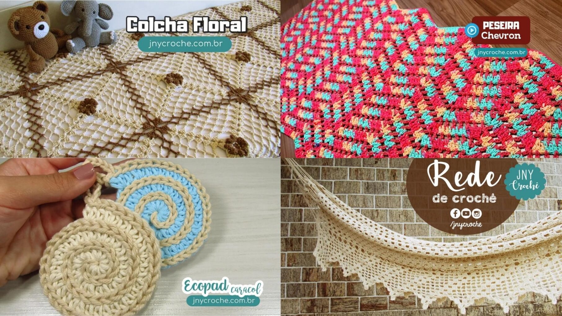 rede ecopads colcha trabalhos de crochê e muito mais