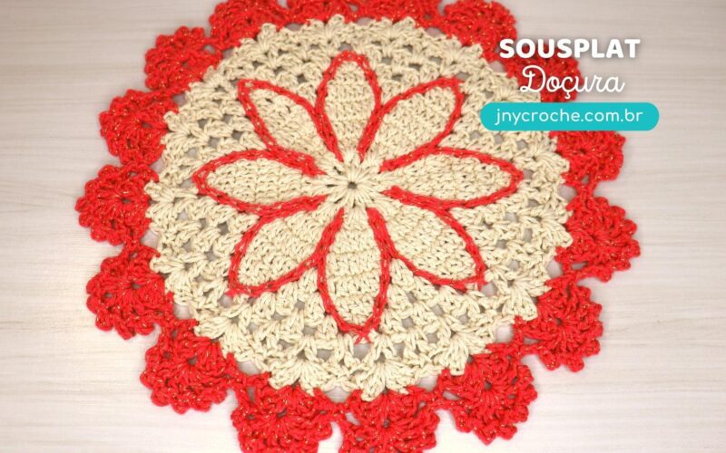 Sousplat de crochê Doçura