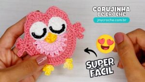 Corujinha de crochê super linda e fácil 