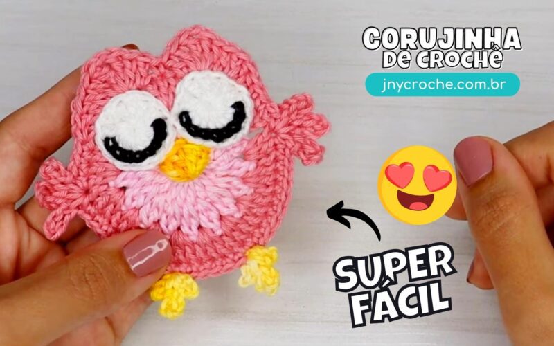 Corujinha de crochê super linda e fácil