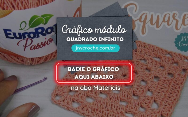 Gráfico módulo quadrado infinito | Club | JNY Crochê