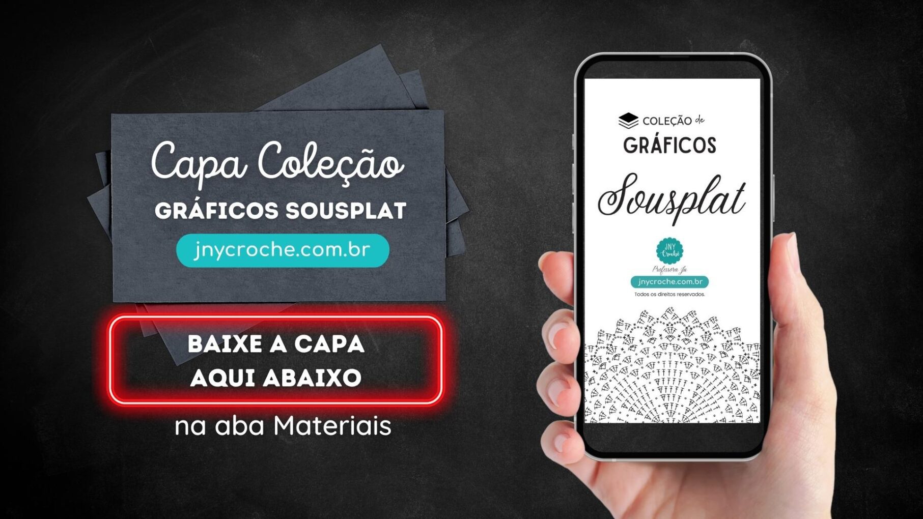 Capa para coleção de gráficos de sousplat | Club | JNY Crochê