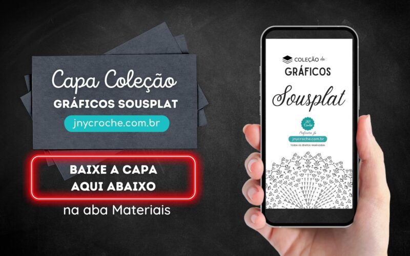 Capa para coleção de gráficos de sousplat | Club | JNY Crochê