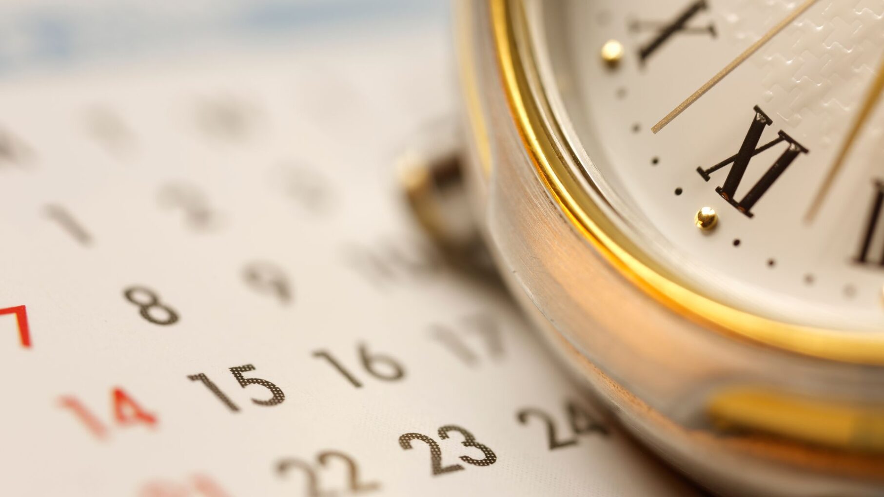 horário para as atividades