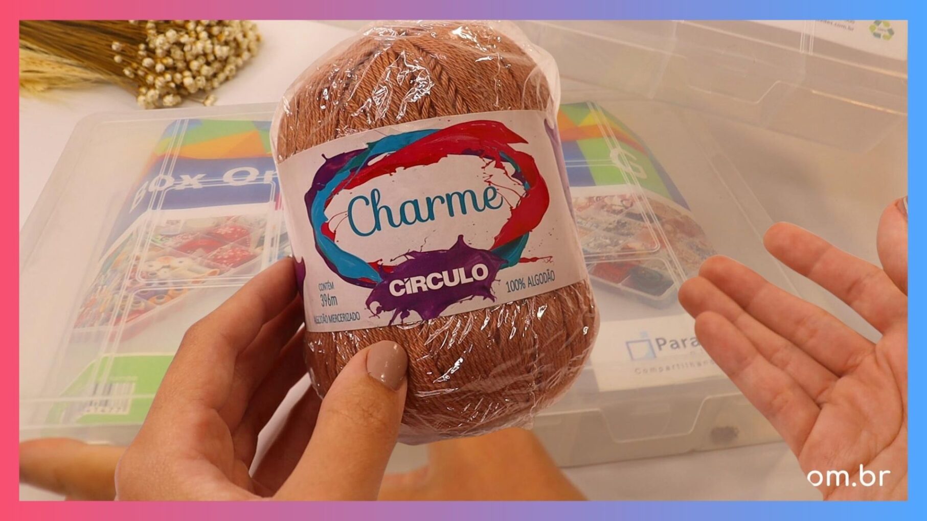 CAIXA ORGANIZADORA - AJUDA NO CROCHÊ E EM CASA - ÓTIMA DICA DE ORGANIZAÇÃO