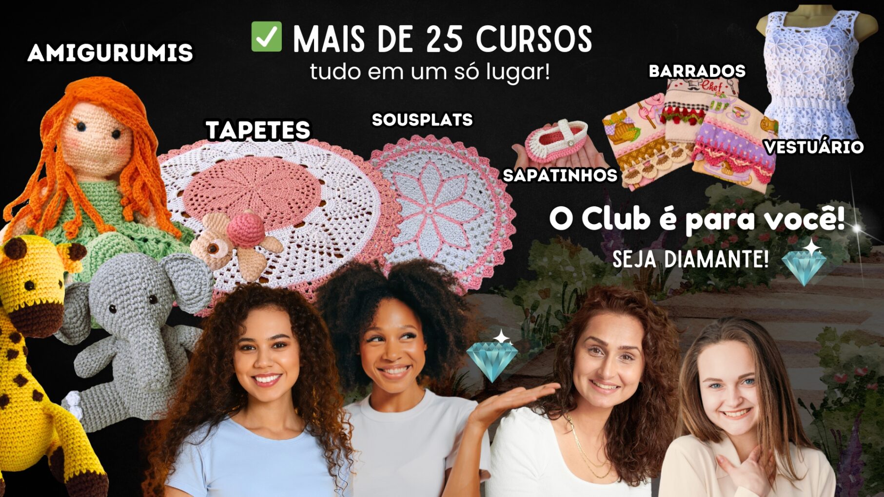club do crochê da JNY Crochê