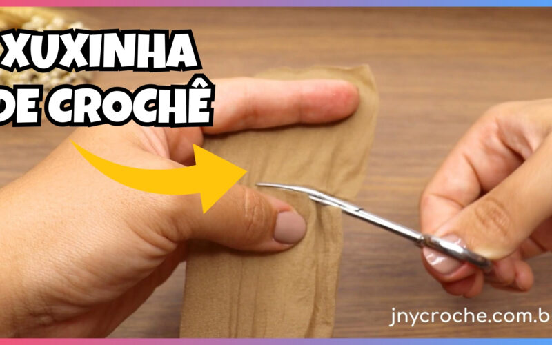 meia calça velha, como fazer xuxinha de cabelo, xuxinha de cabelo de crochê passo a passo, xuxinha de crochê infantil, xuxinha de crochê fácil, xuxinha de crochê para coque,